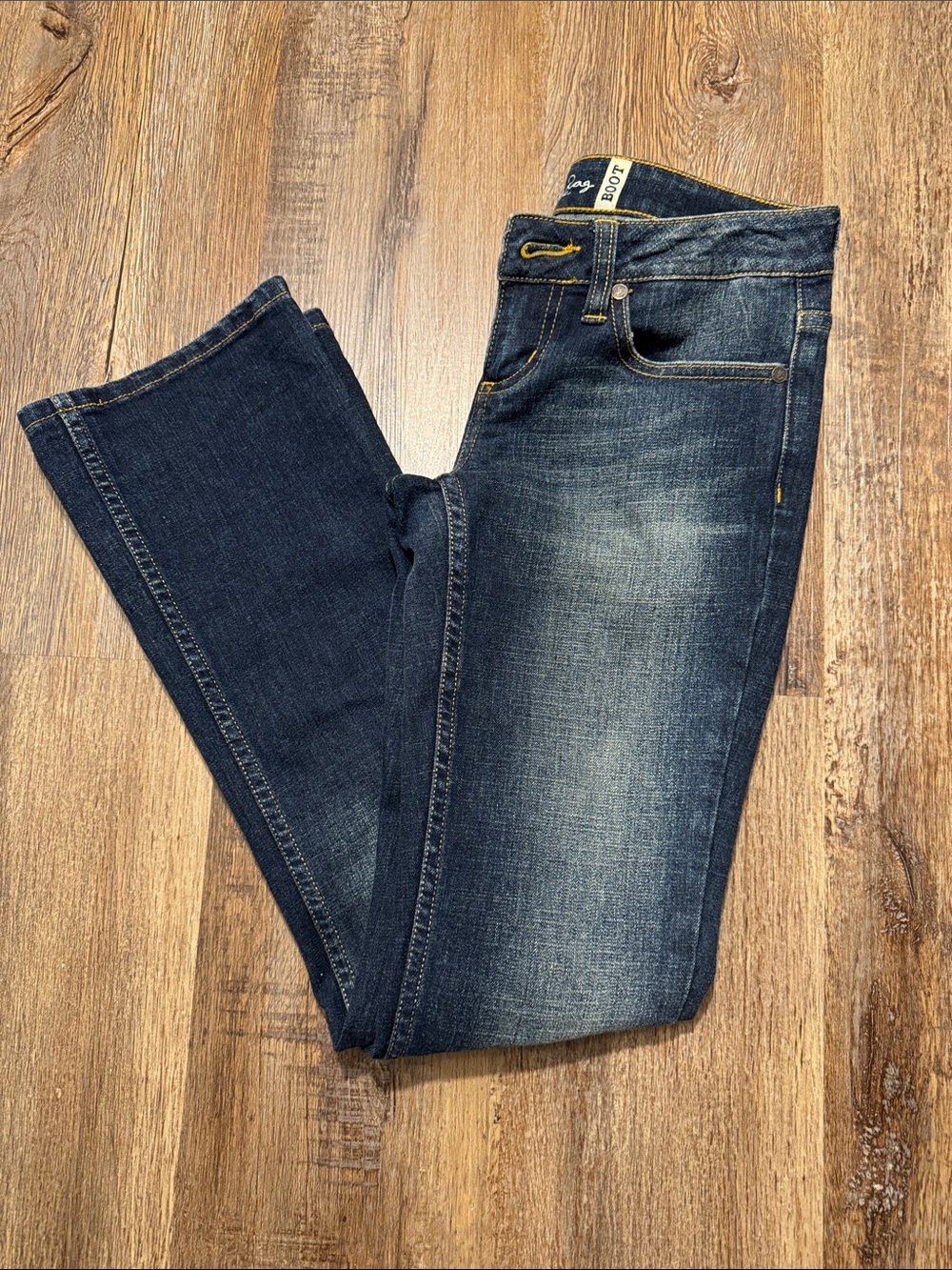 Women’s Dark Wash Bootcut Jeans - Blue